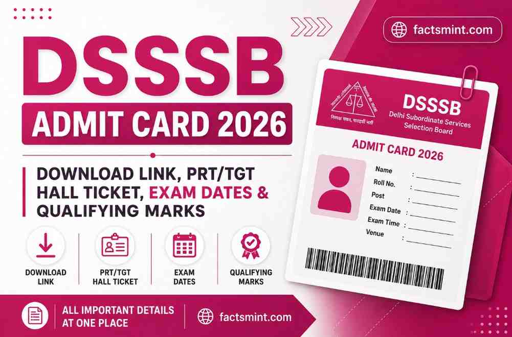 DSSSB Admit Card 2026