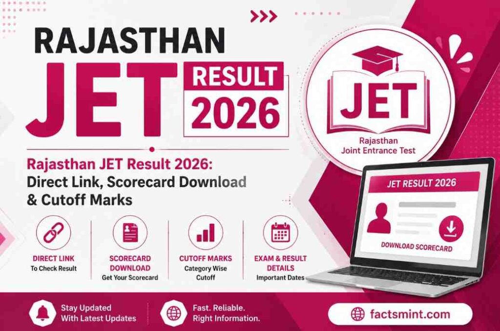 Rajasthan JET Result 2026