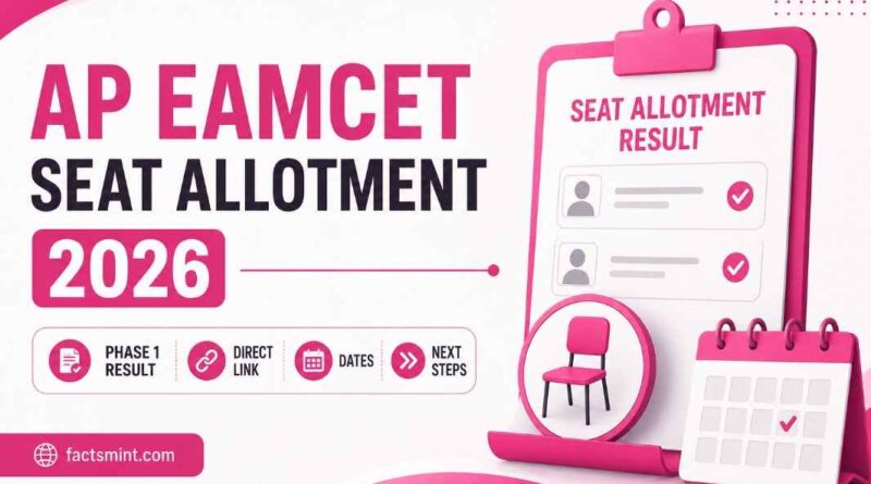 AP EAMCET Seat Allotment 2026