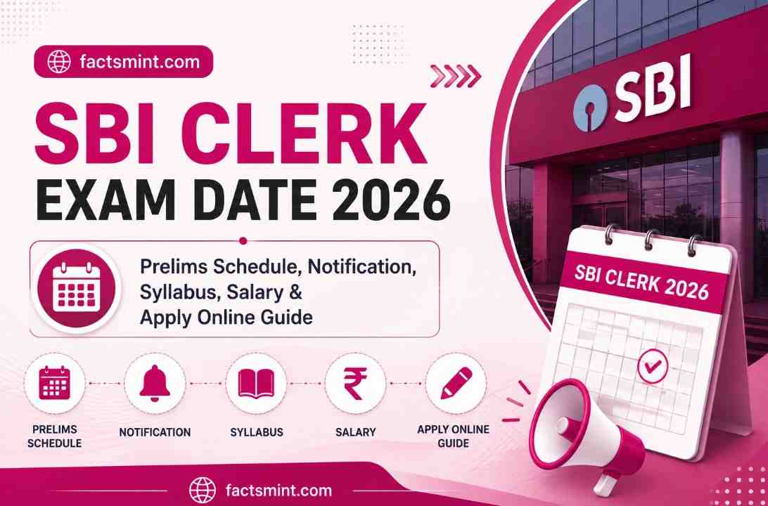 SBI Clerk Exam Date 2026